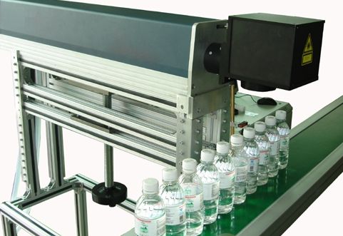 激光打標(biāo)機(jī)流水線(xiàn)加工樣圖