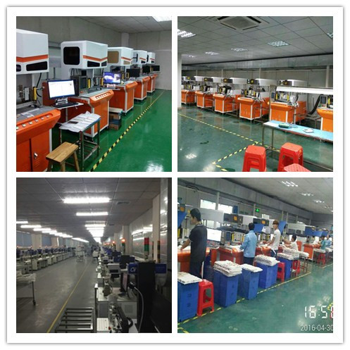 美的集團電器容器上激光打標生產現(xiàn)場