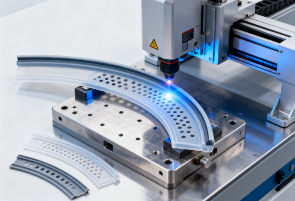 TPU材料紫外飛秒激光微孔加工 (7)